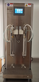Llenadora de latas isobárica de 2 caños automática  inox 2 T