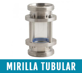 mirillas tubular para cervezas artesanas
